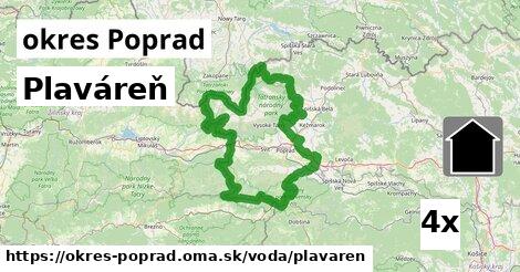 plaváreň v okres Poprad