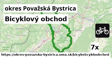 Bicyklový obchod, okres Považská Bystrica