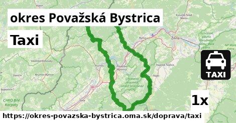 Taxi, okres Považská Bystrica