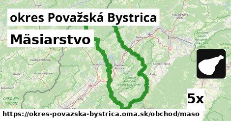 Mäsiarstvo, okres Považská Bystrica