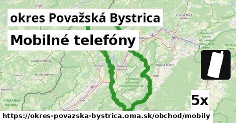 Mobilné telefóny, okres Považská Bystrica