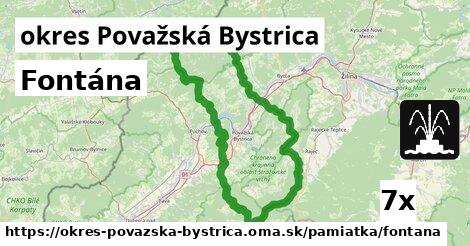 Fontána, okres Považská Bystrica