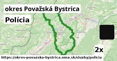 Polícia, okres Považská Bystrica