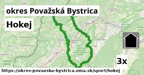 Hokej, okres Považská Bystrica