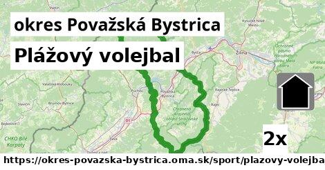 Plážový volejbal, okres Považská Bystrica