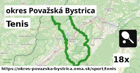 Tenis, okres Považská Bystrica