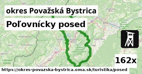 Poľovnícky posed, okres Považská Bystrica
