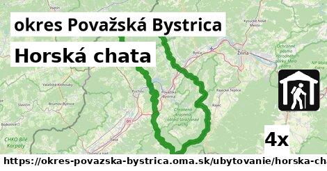 Horská chata, okres Považská Bystrica