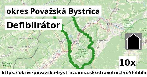 Defiblirátor, okres Považská Bystrica