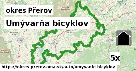 Umývarňa bicyklov, okres Přerov