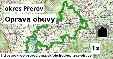 Oprava obuvy, okres Přerov