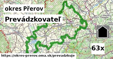 prevádzkovateľ v okres Přerov