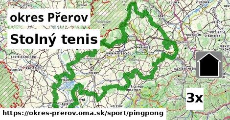 Stolný tenis, okres Přerov