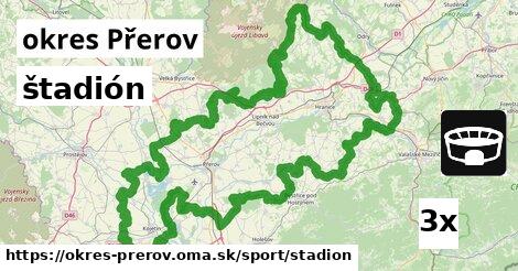 štadión, okres Přerov