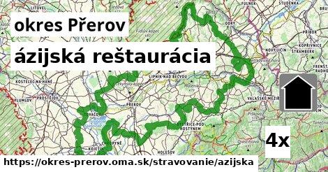 ázijská reštaurácia, okres Přerov