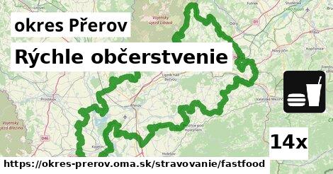 Rýchle občerstvenie, okres Přerov