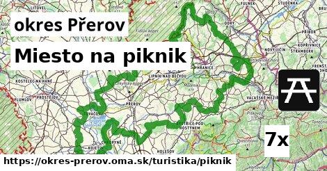 Miesto na piknik, okres Přerov