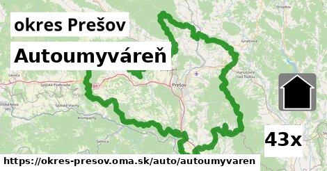 Autoumyváreň, okres Prešov