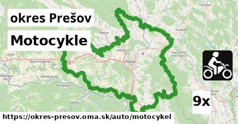 Motocykle, okres Prešov