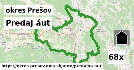 Predaj áut, okres Prešov