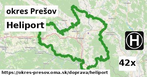 Heliport, okres Prešov