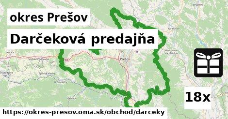 Darčeková predajňa, okres Prešov