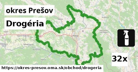 Drogéria, okres Prešov
