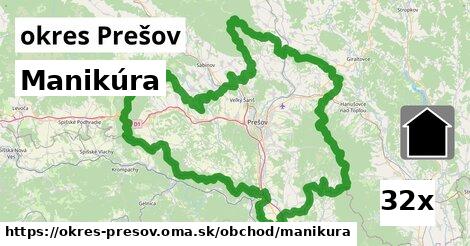 Manikúra, okres Prešov