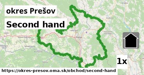 Second hand, okres Prešov
