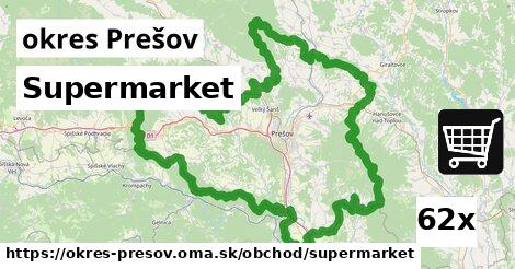 Supermarket, okres Prešov