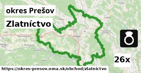 Zlatníctvo, okres Prešov