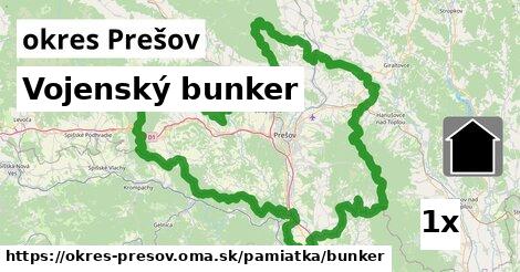 Vojenský bunker, okres Prešov