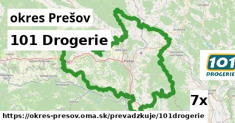 101 Drogerie, okres Prešov