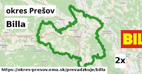 Billa, okres Prešov