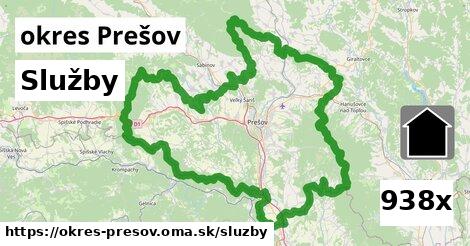 služby v okres Prešov