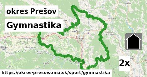 Gymnastika, okres Prešov