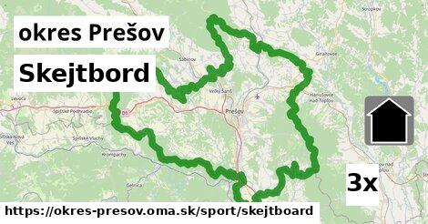 Skejtbord, okres Prešov