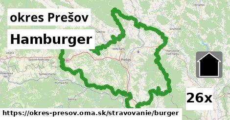 Hamburger, okres Prešov