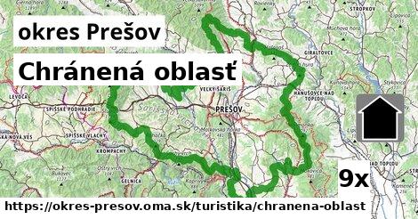 Chránená oblasť, okres Prešov