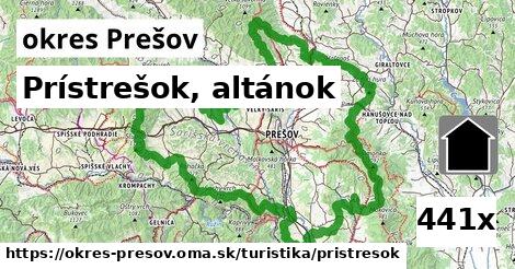 Prístrešok, altánok, okres Prešov