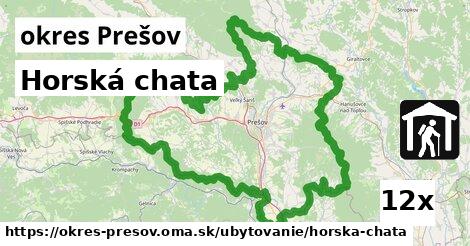 Horská chata, okres Prešov