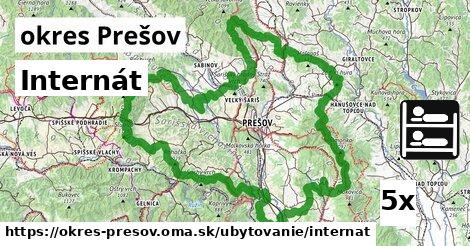 internát v okres Prešov