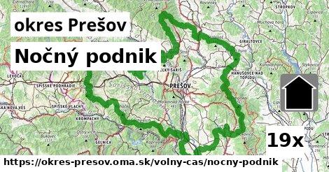 nočný podnik v okres Prešov