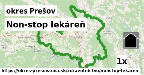 Non-stop lekáreň, okres Prešov