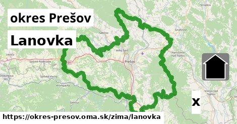 Lanovka, okres Prešov