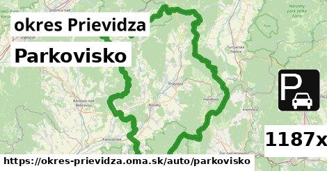 Parkovisko, okres Prievidza