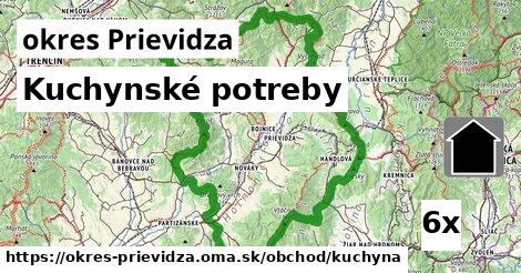 kuchynské potreby v okres Prievidza