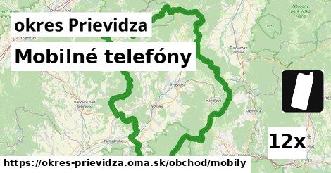 Mobilné telefóny, okres Prievidza