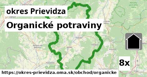 Organické potraviny, okres Prievidza