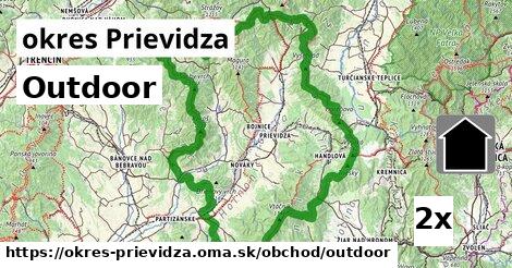 Outdoor, okres Prievidza